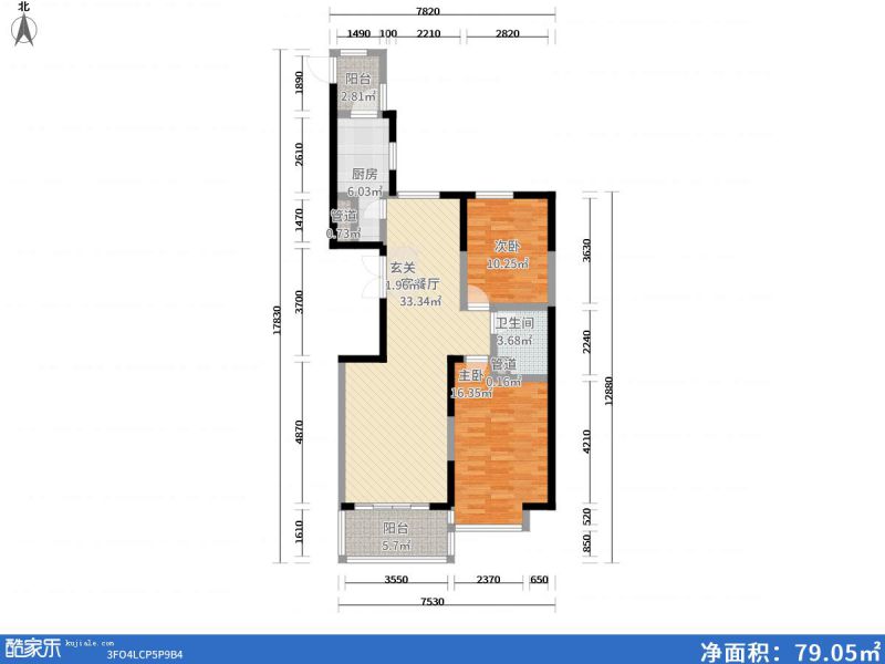 包頭裝修方案包頭萬達廣場115㎡